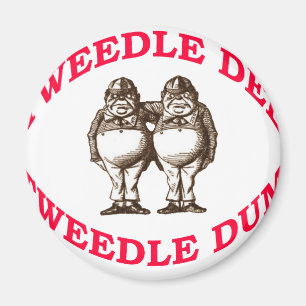 Imán Tweedle Dee y Tweedle Dum
