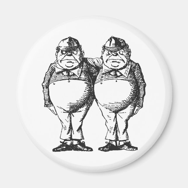 Imán Tweedledum y Tweedledee (Frente)