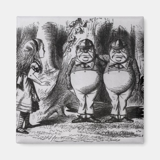 Imán Tweedledum y Tweedledee (Frente)