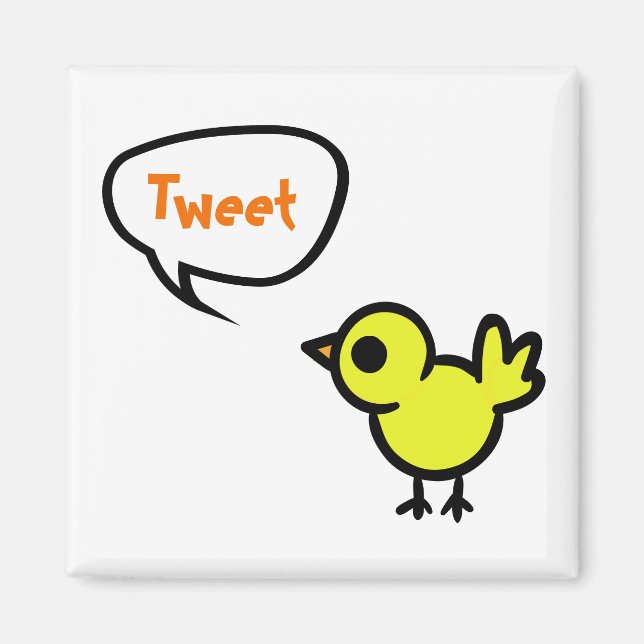 Imán Tweet Bird Magnet (Frente)
