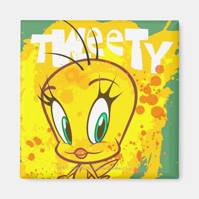 Imán Tweety con nombre (Frente)