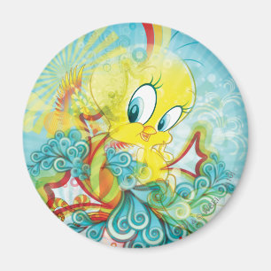 Imán TWEETY™ En Ola Azul