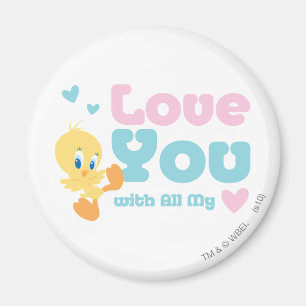 Imán TWEETY™ "Te amo con todo mi corazón"