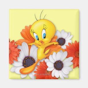 Imán Tweety with Daisises