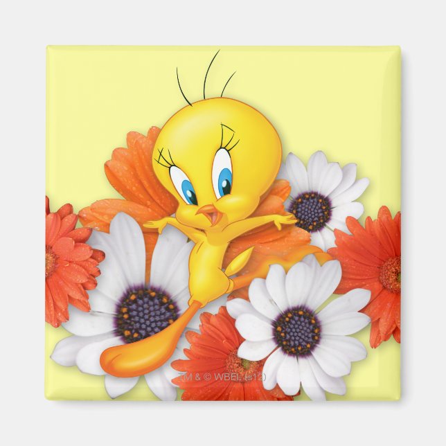 Imán Tweety with Daisises (Frente)