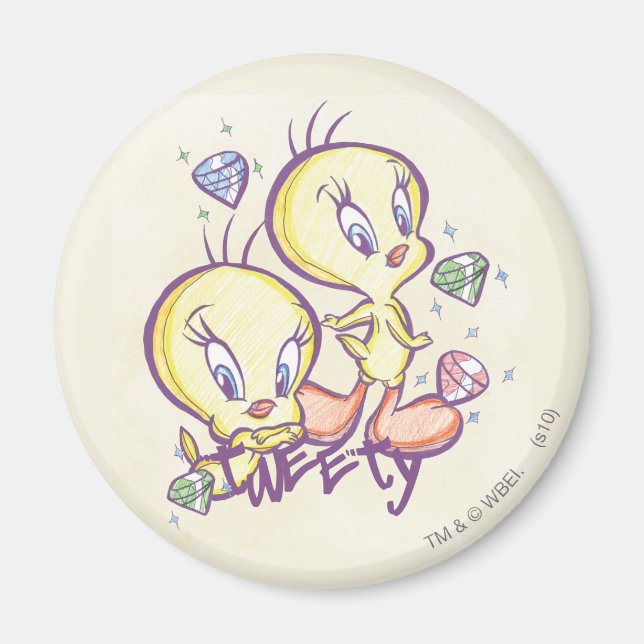 Imán Tweety with Gems (Frente)