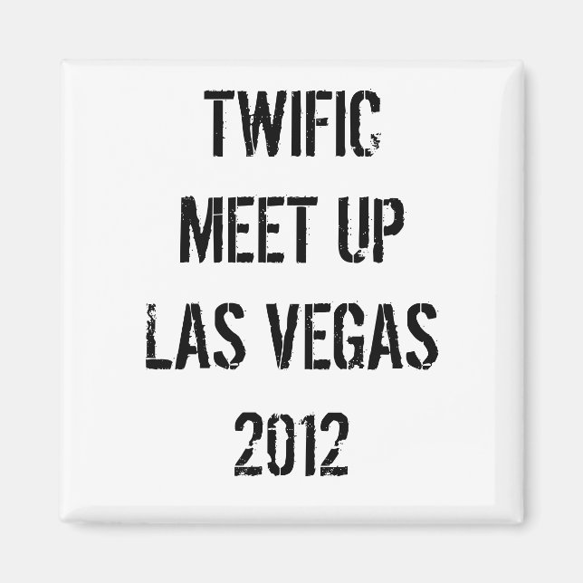 IMÁN TWIFIC REUNIRSE CON LAS VEGAS 2012 MAGNET (Frente)