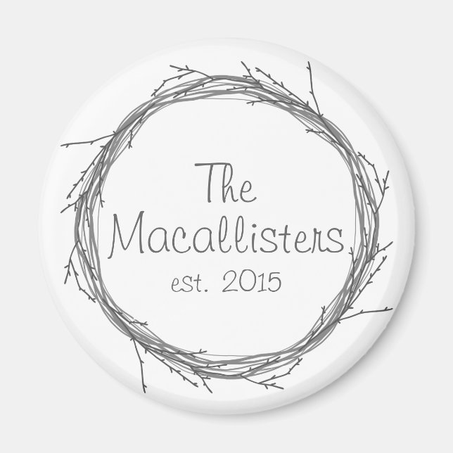 Imán Twigs & Vines (Frente)