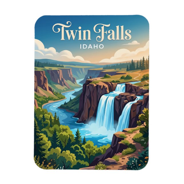 Imán Twin Falls Idaho (Vertical)
