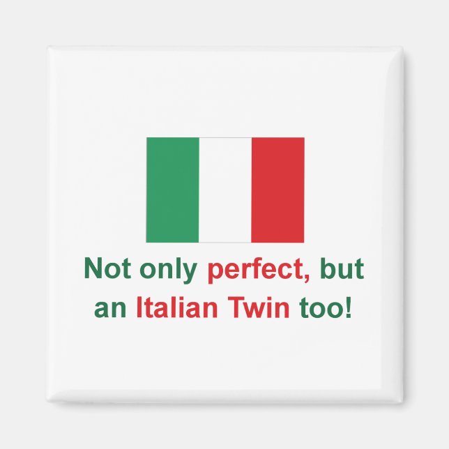 Imán Twin italiano perfecto (Frente)