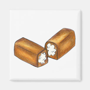 Imán Twinkie Cream Llenado De Aperitivos Take Junk Food