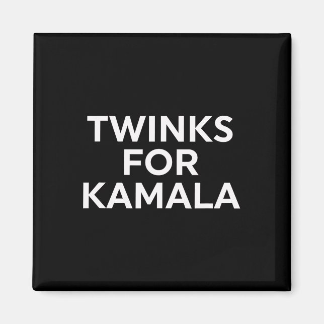 Imán Twinks For Kamala - Harris 2024 (Frente)