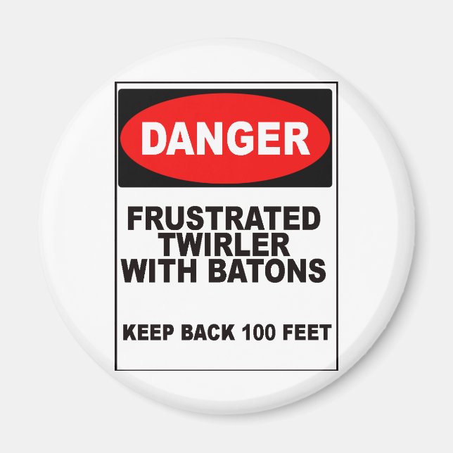 Imán Twirler frustrado (Frente)