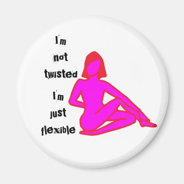 Imán Twisted - Yoga Magnet (Frente)