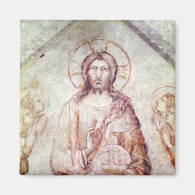 Imán Tympanum representando la Bendición del Salvador,  (Frente)