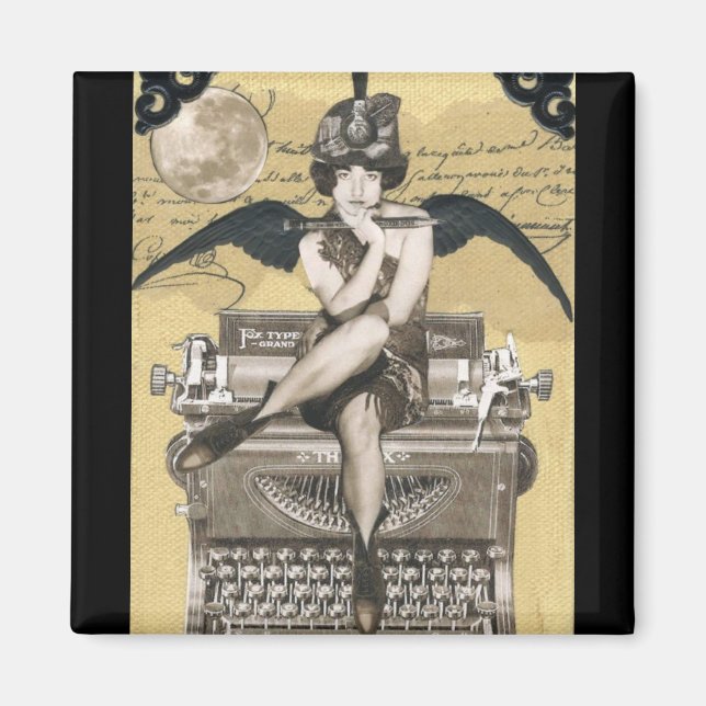 Imán Typewriter Muse Magnet (Frente)