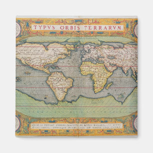 Imán Typus Orbis Terrarum, mapa del mundo