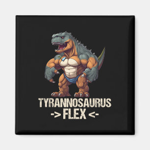 Imán Tyrannosaurus Flex Fitness Gym Bodybuilding Funny
