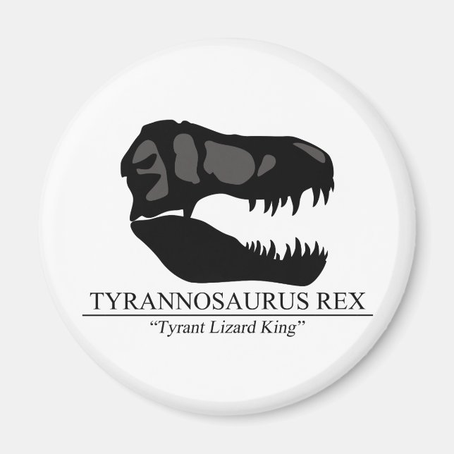 Imán Tyrannosaurus Rex Skull (Frente)