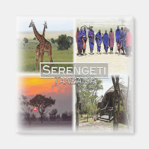 Imán TZ0020 África, Tanzania, Serengeti N.P. Fridge