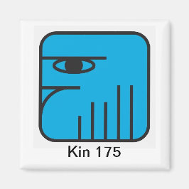 Imán Tzolkin Aguia Azul Kin 175