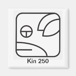 Imán Tzolkin Cachorro Branco Kin 250