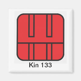 Imán Tzolkin Caminhante do Ceu Vermelho Kin 133