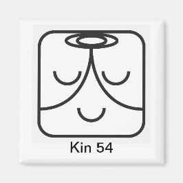 Imán Tzolkin Mago Branco Kin 54