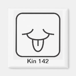 Imán Tzolkin Vento Branco Kin 142