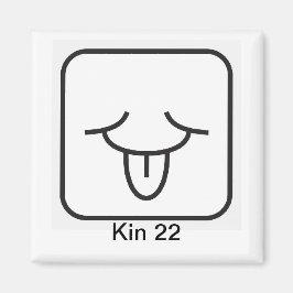 Imán Tzolkin Vento Branco Kin 22