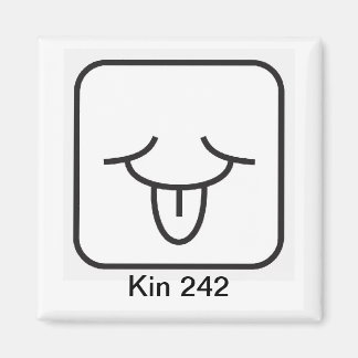 Imán Tzolkin Vento Branco Kin 242