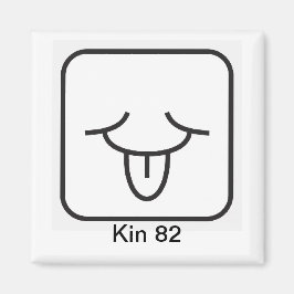 Imán Tzolkin Vento Branco Kin 82