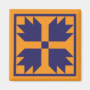 Imán - UC Bloque de tallo de pata de oso (azul sob