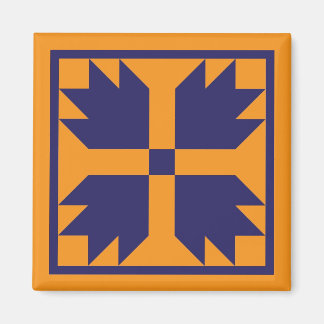 Imán - UC Bloque de tallo de pata de oso (azul sob