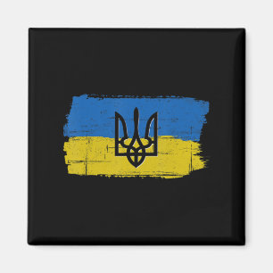 Imán Ucrania antigua Ucrania Bandera ucraniana apoyo al