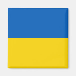 Imán Ucrania bandera