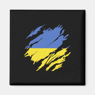 Imán Ucrania Bandera Ucraniana Orgullo Raíces Herencia 
