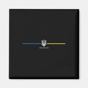 Imán Ucrania Bandera Ucraniana Zelensky Tryzub Em Milit