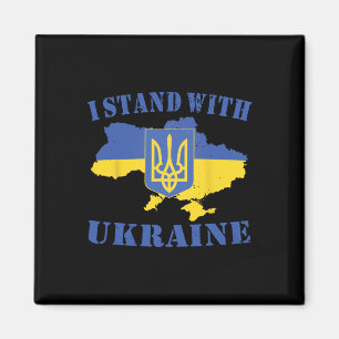 Imán Ucrania Camiseta Yo Apoyo A Ucrania Bandera Ucrani
