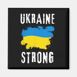 Imán Ucrania Fuerte Bandera Ucraniana Orgullo Vintage H