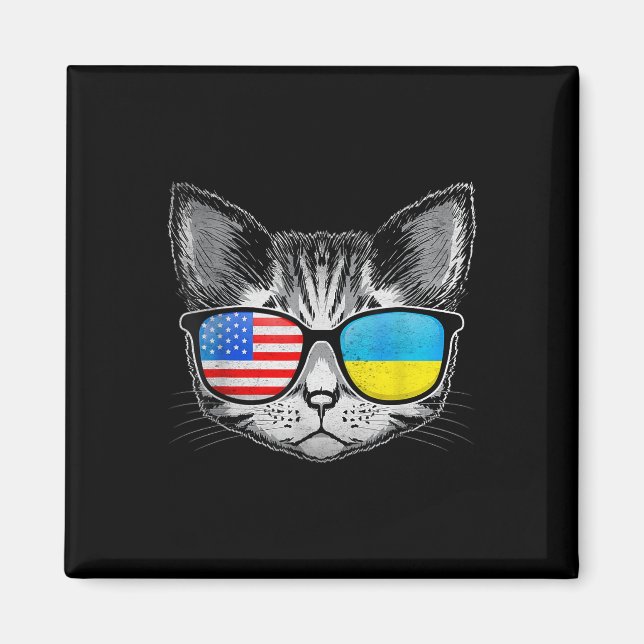 Imán Ucrania La bandera de los Estados Unidos desata el (Frente)