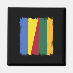 Imán Ucrania Lituania Media Bandera Ucraniano Lituano R