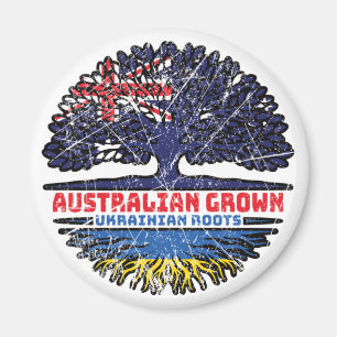 Imán Ucrania raíces de árboles australianos ucranianos