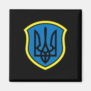 Imán Ucrania Ucranianos Ucraniano Kiev Trysub Bandera 1