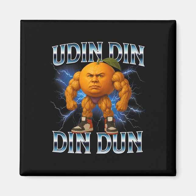 Imán Udin Din Din Dun Funny Italiano Brainrot Meme Body (Frente)