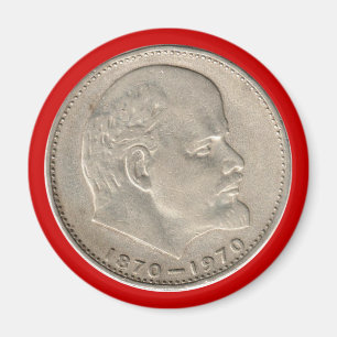Imán UdsSR Rusia rublo USSR Russia Rouble Ruble Lenin