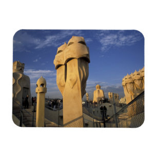 Imán UE, España, Cataluña, Barcelona. Antonio Gaudi's