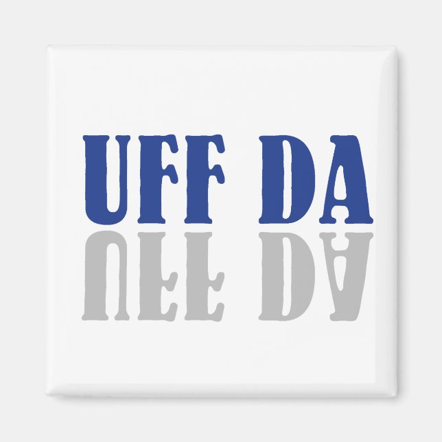 Imán UFF DA Funny Scandinavian (Frente)