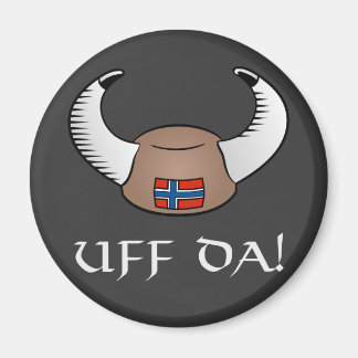 Imán ¡Uff Da! Gorra de Viking