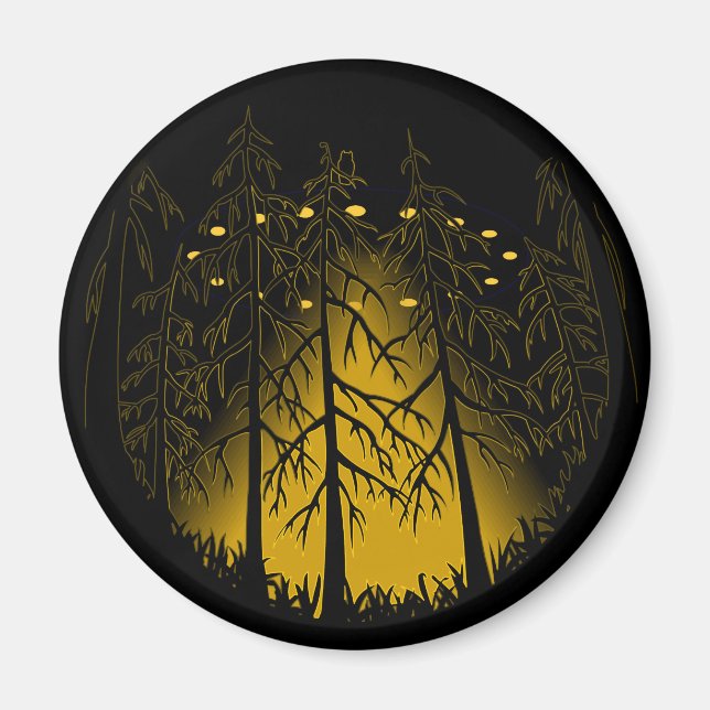 Imán UFO Art Fridge Magnet Guay U.F.O Magnets & Gifts (Frente)